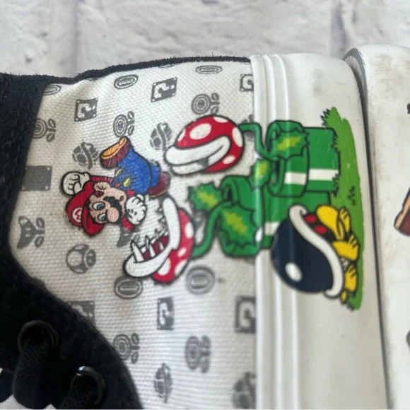 Mario Kart Boys’ High Top Sneakers,‎ Sizes 12 - Picture 10 of 17
